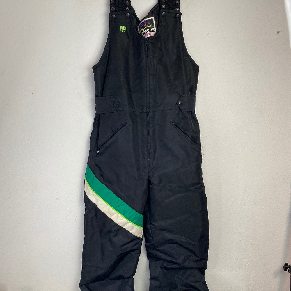 VTG Arctic Cat Arctic Wear Men's Insulated Snow Bibs Overalls - Size M TRF USA